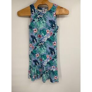 Tommy Bahama Darcy Blue Floral Hibiscus‎ Haven Dress Sz S
